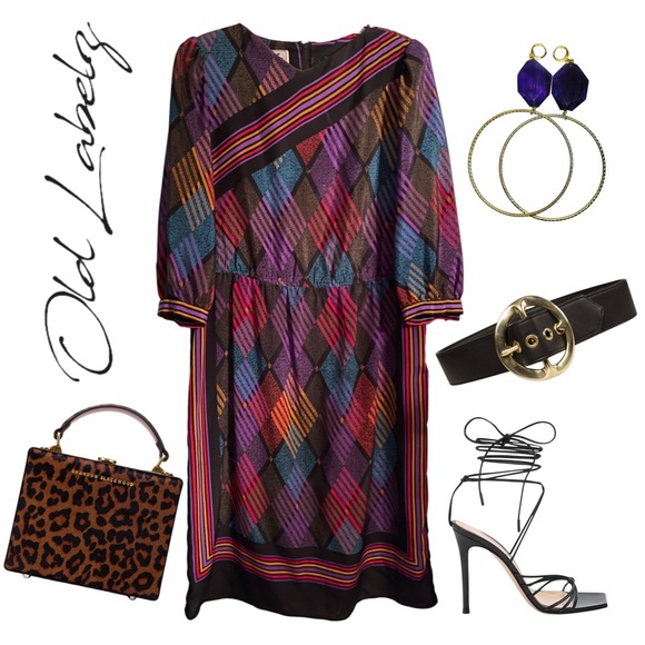 Vintage Dresses & Skirts - ‼️SOLD‼️PLUS SIZE* VINTAGE STATEMENT DRESS